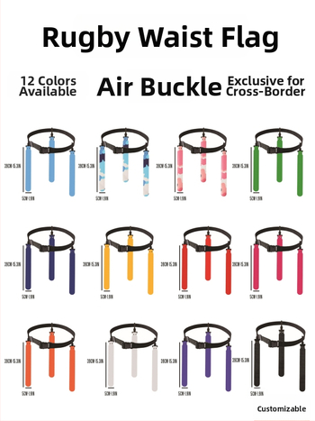 Pás na vlajkový futbal s 3 visiaci stuhami | Xbbeast PVC, šitie na stroji