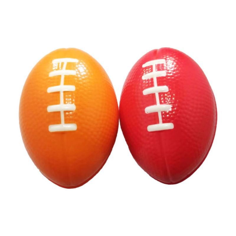 Rugby kézi edzőlabda - puha PU szivacs, rugalmas, gépi varrással