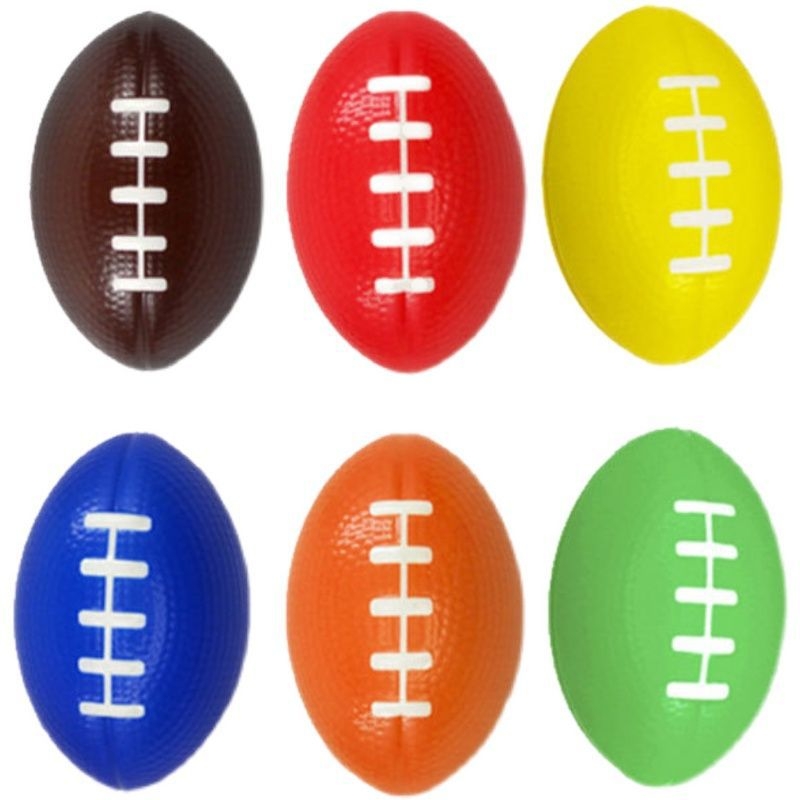 Rugby kézi edzőlabda - puha PU szivacs, rugalmas, gépi varrással