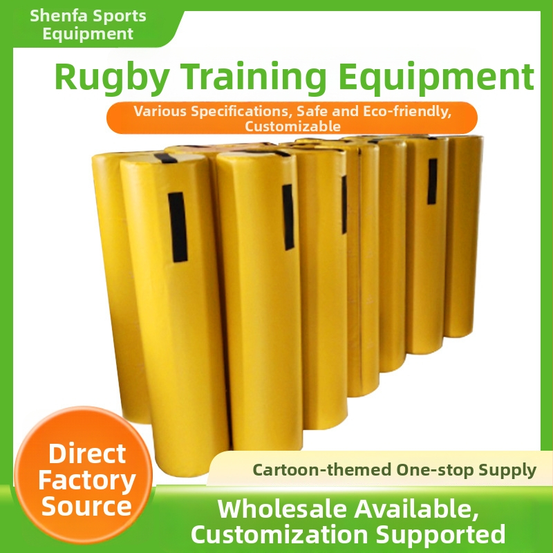 Rugby treniravimo įranga — mažas cilindrinis PVC kempinė, mašininis siuvimas, logotipo spauda įmanoma, amerikietiškas ir britiškas stilius