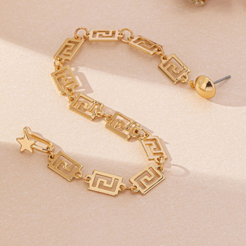 Nosni prsten – Geometrijski dizajn, legura, elektroplatiranje, unisex, nekonvencionalan stil, mogućnost prilagodbe (Geometrijski dizajn; Legura; Elektroplatiranje; Unisex; Nekonvencijalni stil)