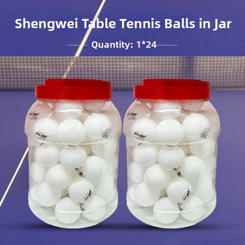 Shengwei stalo teniso kamuolys, ABS medžiaga, logotipo spausdinimas įmanomas, pritaikoma, tinkama treniruotėms ir varžyboms