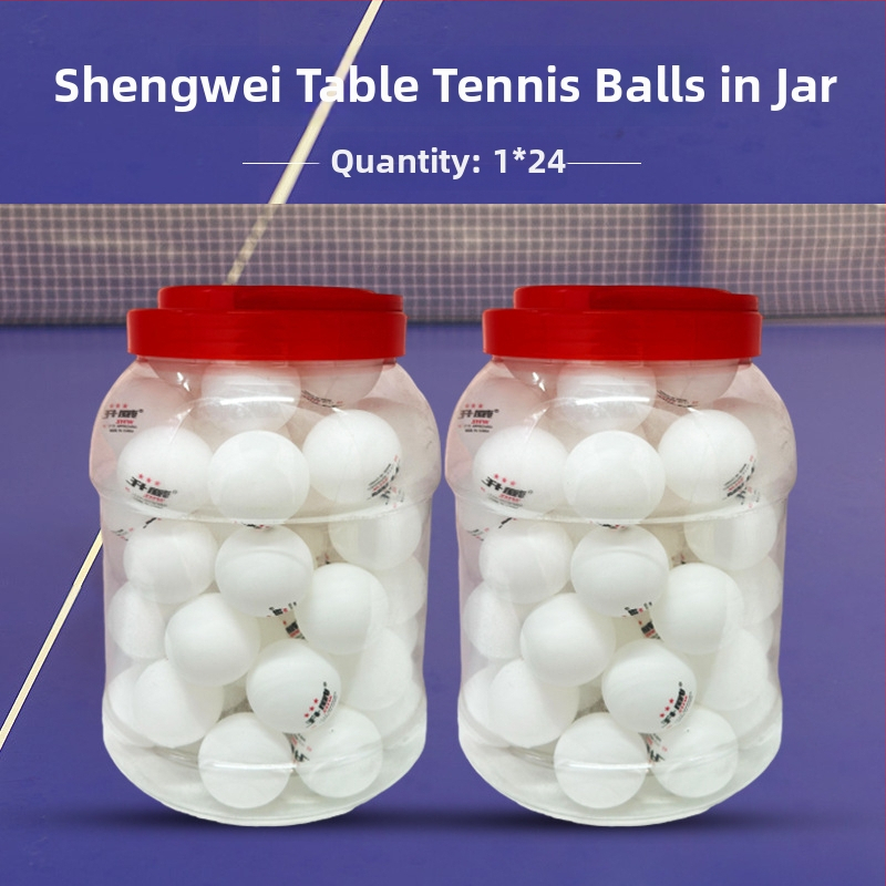 Shengwei loptička na stolný tenis, ABS materiál, tlač loga je možná, prispôsobiteľná, vhodná na tréning a súťaže