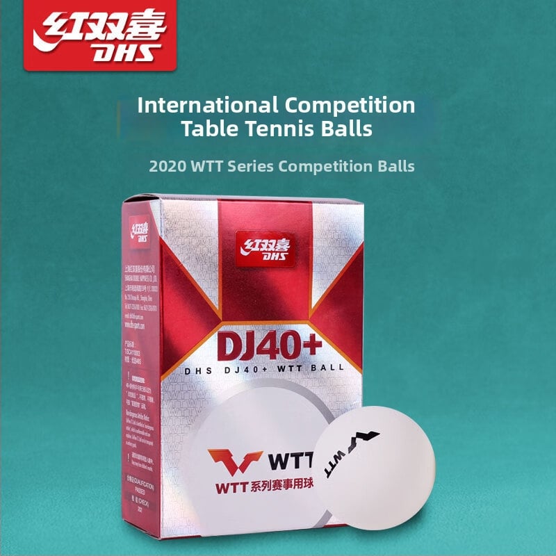 Stalo teniso kamuolys DHS 40+ 3 žvaigždutės ABS+