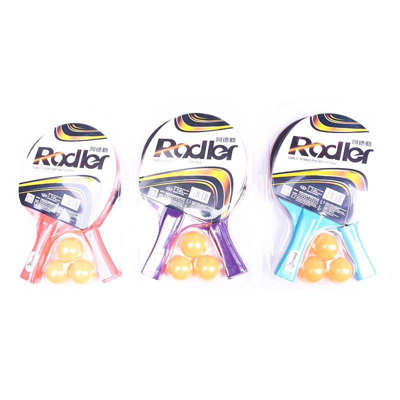 Stalo teniso raketės komplektas Adler — medis ir EVA medžiagos