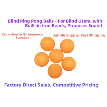 Akliesiems skirtas stalo teniso rinkinys, 6 vnt., PP medžiaga, be logotipo