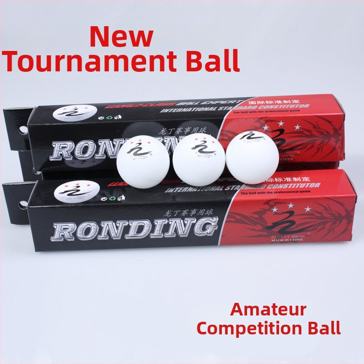 Galda tenisa bumbiņas, celuloīds, 6 gab. iepakojumā, treniņiem un sacensībām, bez logotipa