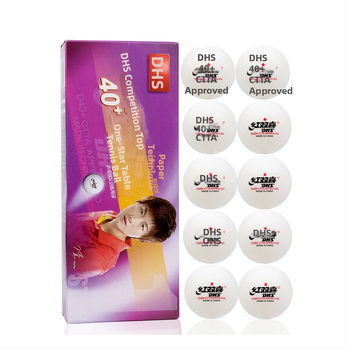 Stalo teniso treniravimo kamuolys, Red Double Happiness, PVC medžiaga, be logotipo, 10 vnt komplektas