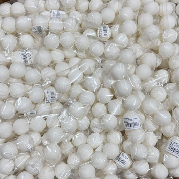 ABS stalo teniso treniravimo kamuoliukai, be logotipo, aukšta elastingumas, 6 vnt