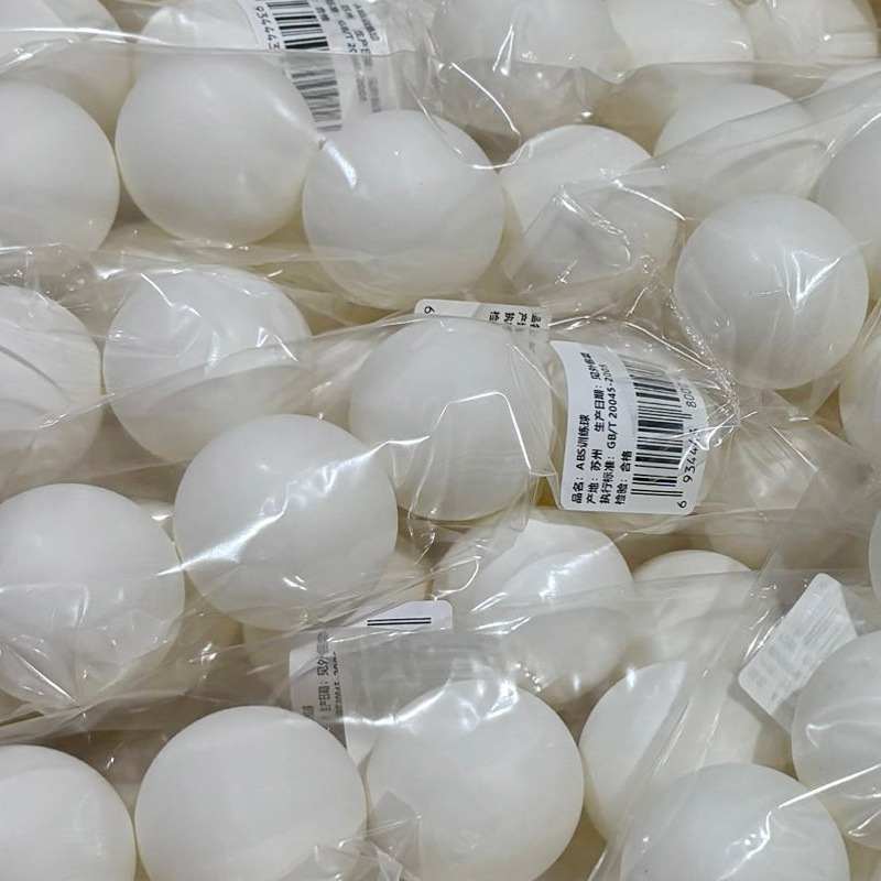 ABS stalo teniso treniravimo kamuoliukai, be logotipo, aukšta elastingumas, 6 vnt