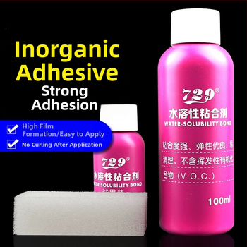 Stalo teniso klijai - vandenyje tirpstantys neorganiniai klijai, 40/100 ml, skirti pagrindinei plokštei ir gumai 20213