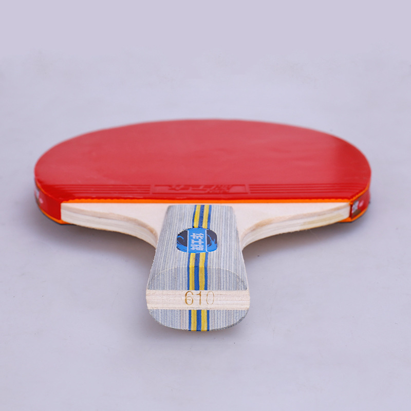 Wasz reket za stolni tenis, ploča od čistog drveta, guma s obratnim ljepilom, horizontalni udarac, paket od 2 kom.
