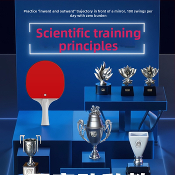 Stalo teniso treniravimo raketė – Prekės ženklas: Original Concept, PP pagrindinė plokštė, horizontinis smūgis, pritaikymas, logotipo spausdinimas