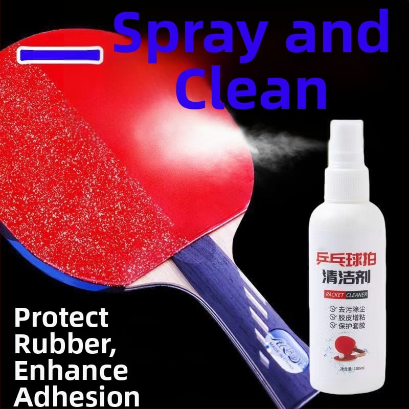 Σπρέι καθαρισμού ρακέτας πινγκ-πονγκ — γενικό καθαριστικό, ασφαλής απολύμανση, 100 ml, κουτί 200 τεμάχια.