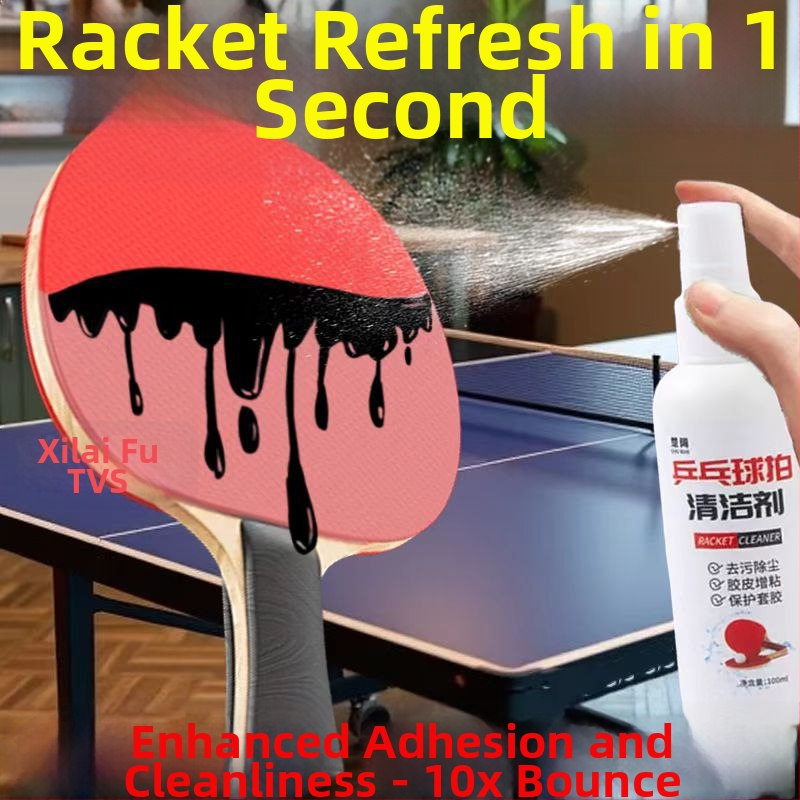 Stalo tenisio raketės valymo purškalas — universali valymo priemonė, saugi dezinfekcija, 100 ml, dėžutėje 200 vnt.