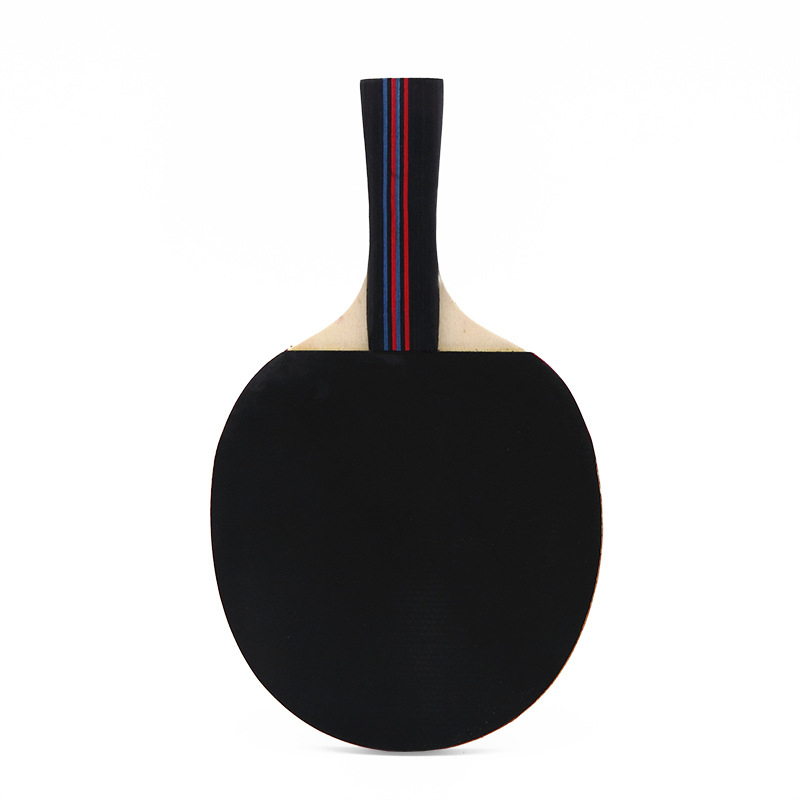 Dikake reketa za stolni tenis, ploča od poplar drveta, dvostrano invertirana guma, ravna ručka, model HT-035