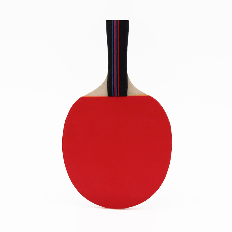 Dikake reketa za stolni tenis, ploča od poplar drveta, dvostrano invertirana guma, ravna ručka, model HT-035