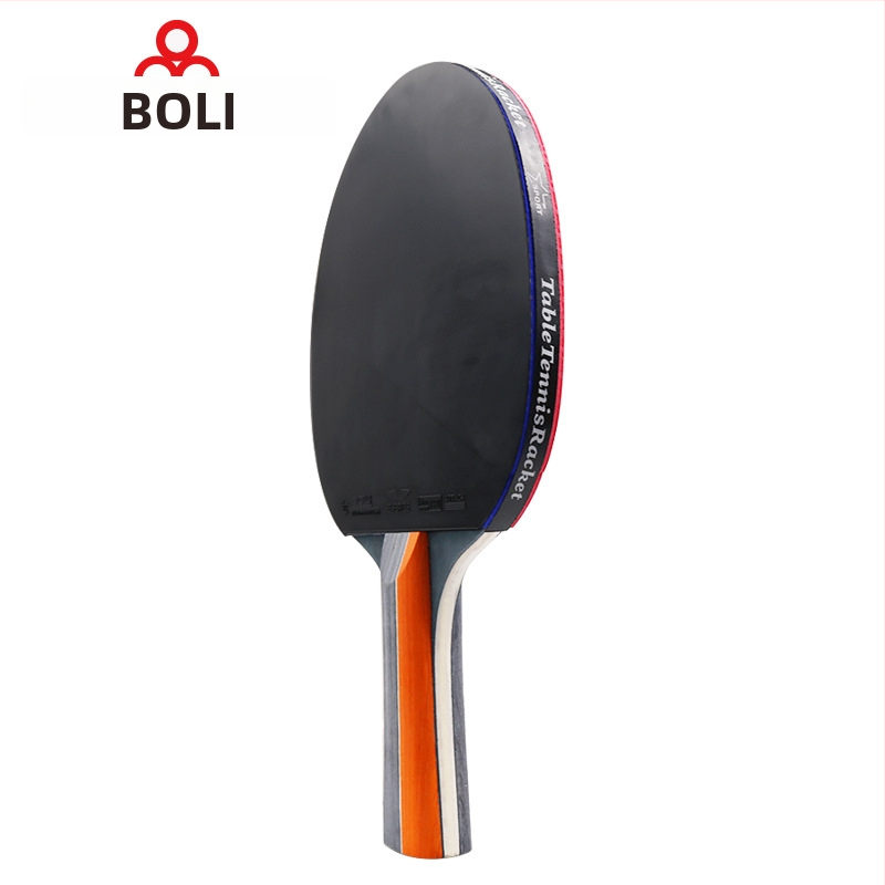 Boli stalo teniso raketės komplektas, plokštė iš poplar, horizontalaus smūgio raketė, įtrauktos dvi raketes ir trys kamuoliukai, pritaikymas prieinamas, logotipo spauda