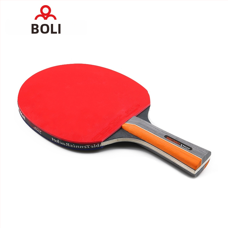 Boli stalo teniso raketės komplektas, plokštė iš poplar, horizontalaus smūgio raketė, įtrauktos dvi raketes ir trys kamuoliukai, pritaikymas prieinamas, logotipo spauda