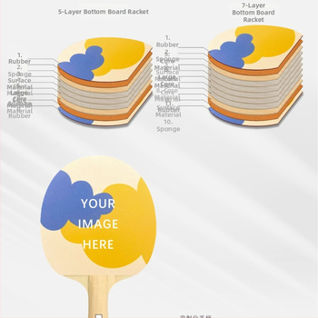 Karboninio pluošto stalo teniso raketė su sustiprinta konstrukcija, didelis greitis ir didelis elastingumas, skirta varžyboms ir treniruotėms