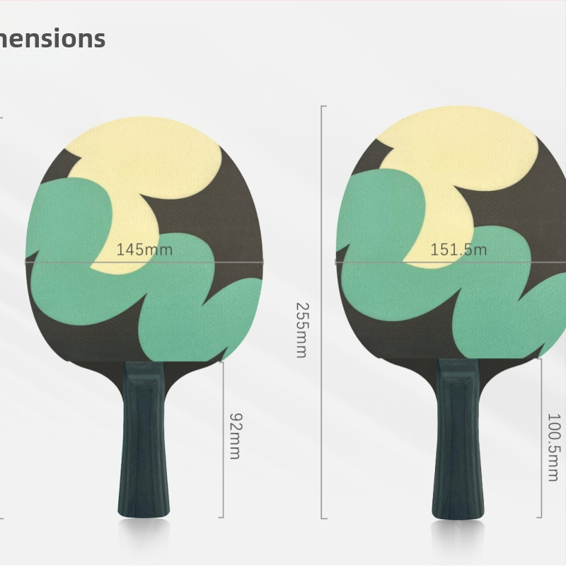 Karboninio pluošto stalo teniso raketė su sustiprinta konstrukcija, didelis greitis ir didelis elastingumas, skirta varžyboms ir treniruotėms