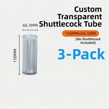 Portatīvais caurspīdīgais shuttlecock uzglabāšanas grozs ar vāciņu – PU materiāls, ūdensizturīgs audums, zīmols Vzsei War God Feather, pieaugušajiem, badminton un galda teniss