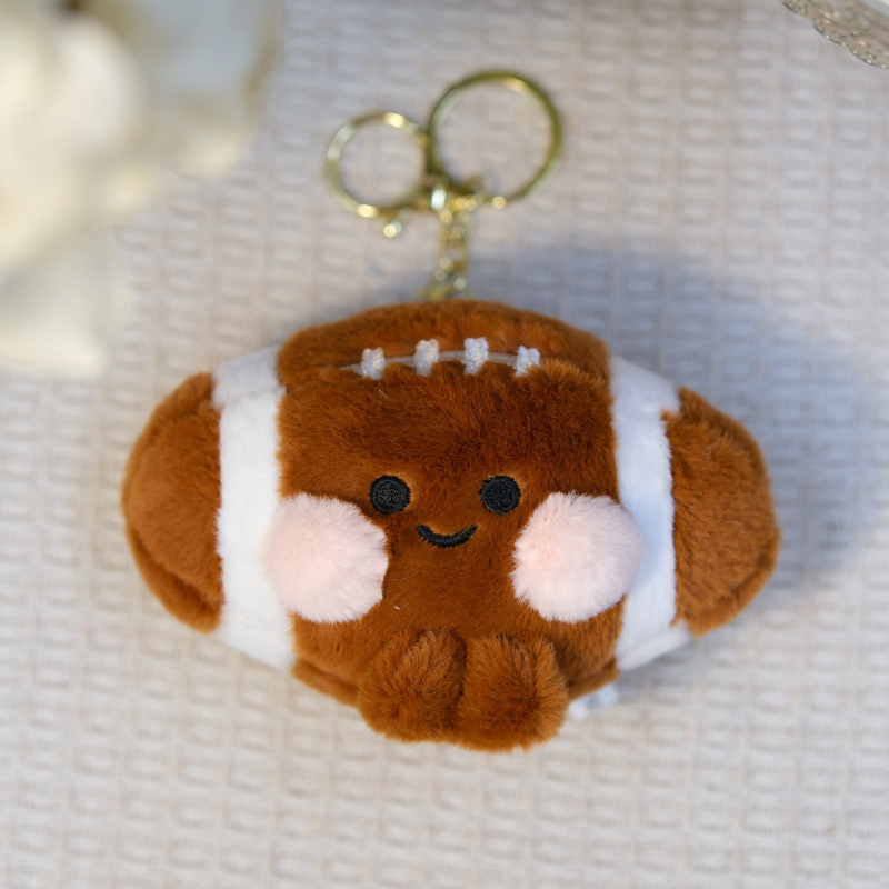 Λούτρινο κουκλάκι Fat Boy Rugby | υπερ-μαλακό κοντό βελούδο, γέμισμα PP βαμβάκι, συσκευασία με δίχτυ