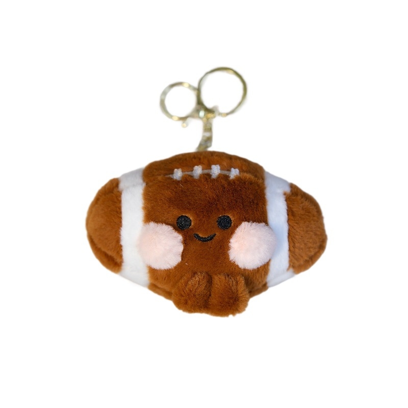 Λούτρινο κουκλάκι Fat Boy Rugby | υπερ-μαλακό κοντό βελούδο, γέμισμα PP βαμβάκι, συσκευασία με δίχτυ