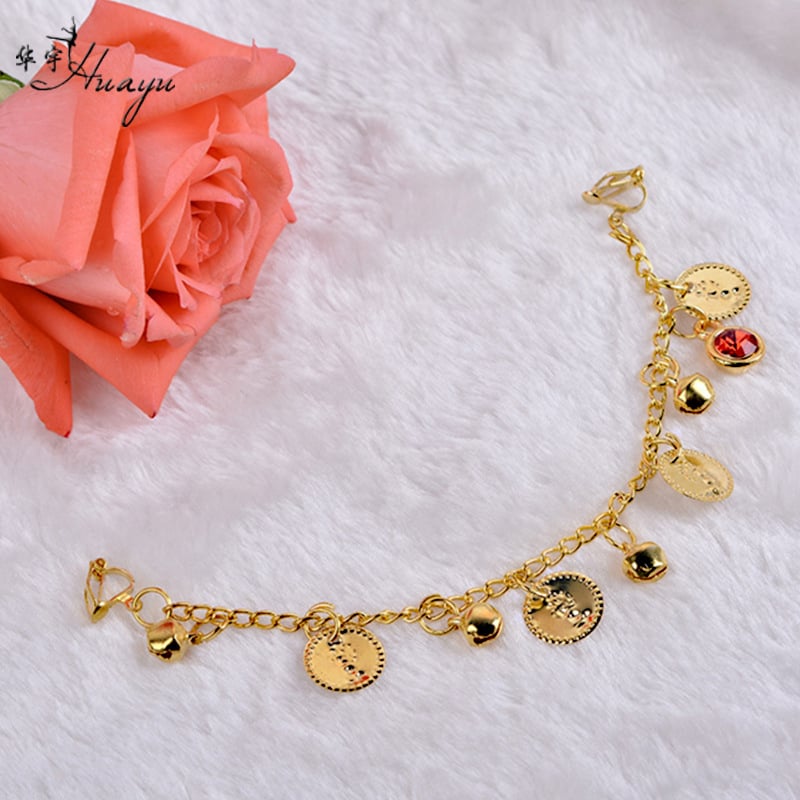 Носна верига с висящ монетен медальон – екзотичен унисекс паладий носен синджир за Belly Dance и индийски сценични изпълнения