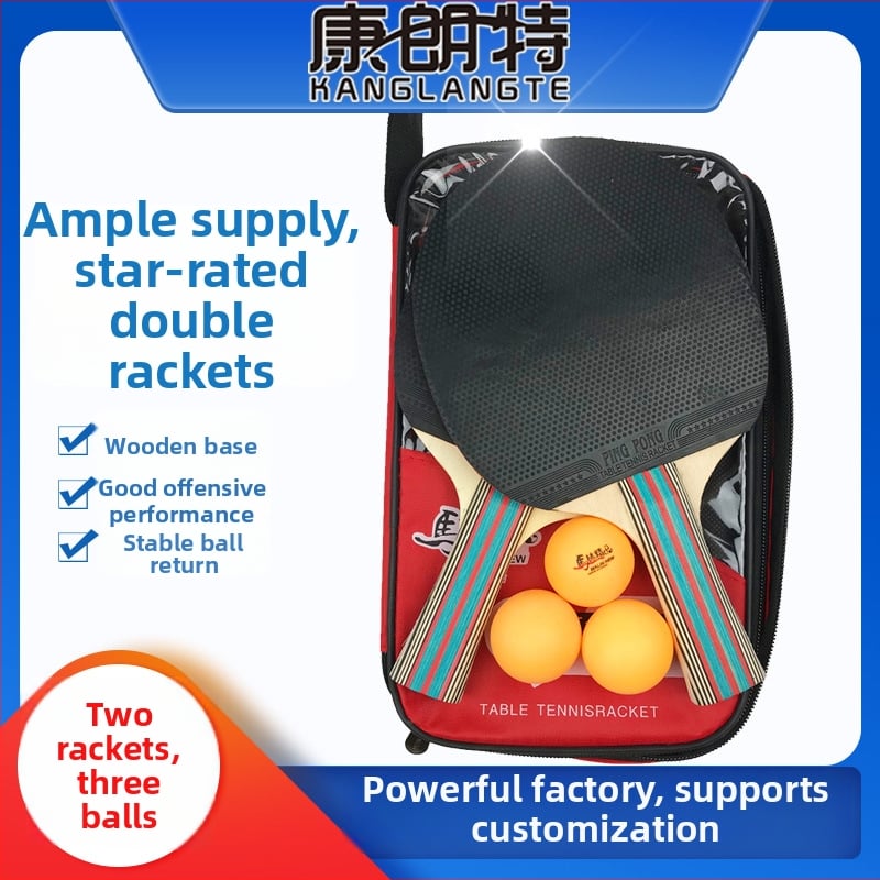 Stalo teniso raketė Conronte, Direct Shot, Poplar plokštė, Reverse-Glue guma, du komplektai