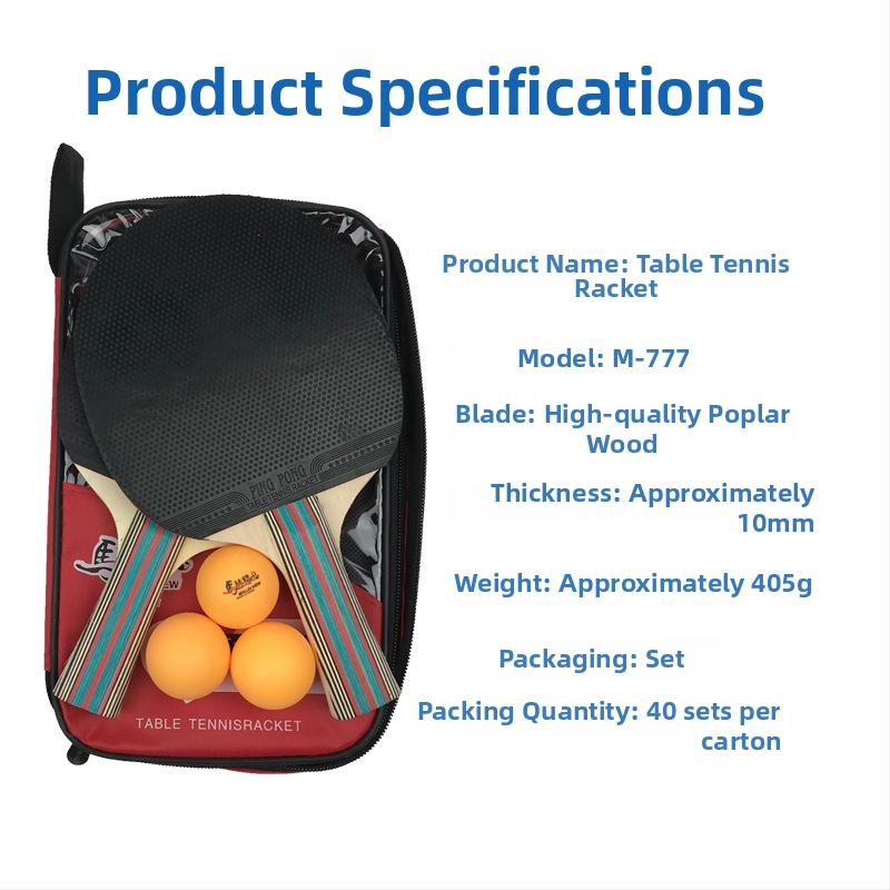 Stalo teniso raketė Conronte, Direct Shot, Poplar plokštė, Reverse-Glue guma, du komplektai