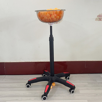 Three Strong stalo teniso treniruočių kamuolių indas – licencijuota privataus prekės ženklo etiketė