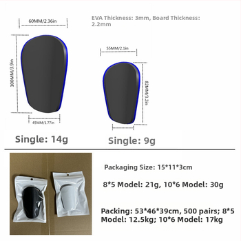 eubi Futball sípcsontvédők – műanyagból, személyre szabható, védőfelszerelés