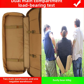 Taktinė žvejybos rankinė su dviejų sluoksnių storu kanvu, atspari vandeniui, dėvėjimui atspari, lauko kamufliažas