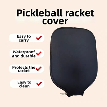 Pickleball raketės krepšys iš diving material, pritaikytas logotipas, Munan Movement ženklas, tinkamas stalo tenisui.