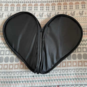 Stalo teniso raketės dėklas, moliūgo formos, atsparus vandeniui ir dėvėjimui, raketės laikymui