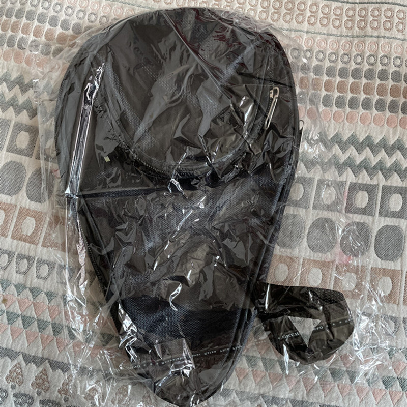 Stalo teniso raketės dėklas, moliūgo formos, atsparus vandeniui ir dėvėjimui, raketės laikymui