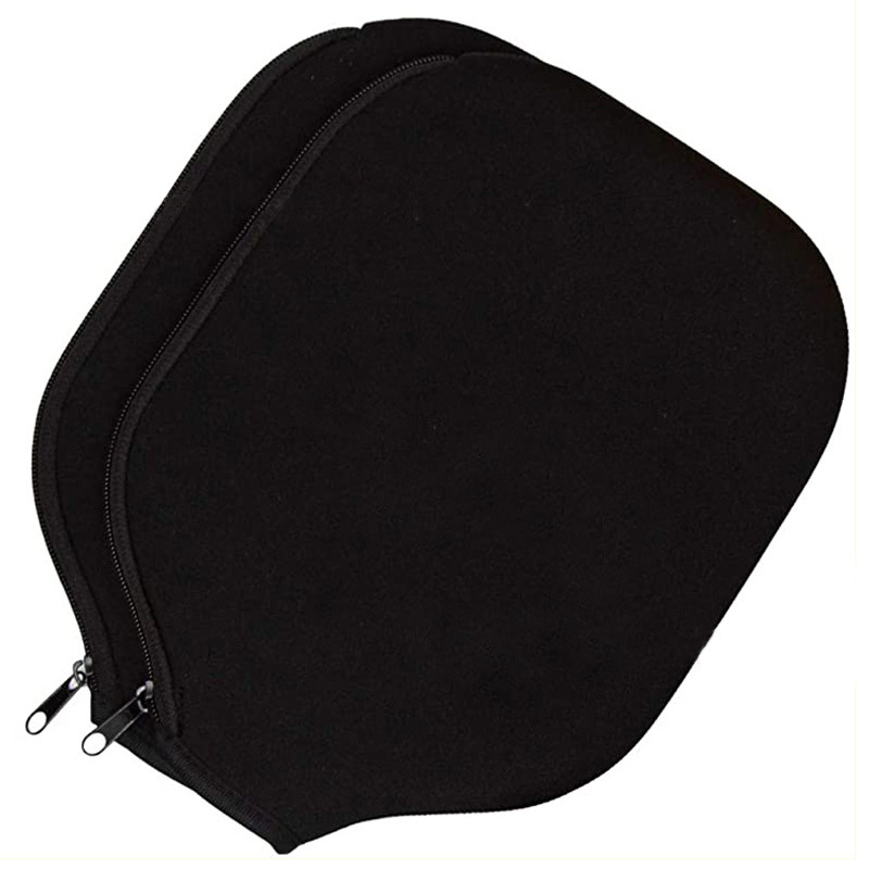 KD prekės neopreninis apsauginis krepšys stalo tenisui su užtrauktuku, gumos medžiaga, pritaikomas logotipas, skirtas sporto ir lauko krepšiams.