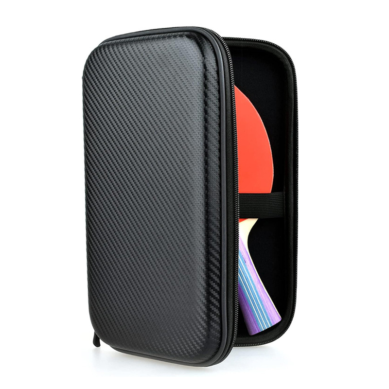 Asztalitenisz ütő táska, négyzet alakú, nagy kapacitású, kétszintes EVA kemény tok, multifunkcionális professzionális sporttáska, Gaston Bags márka, alkalmas asztaliteniszhez, badmintonhoz és tenishez, logó nyomtatásának lehetősége