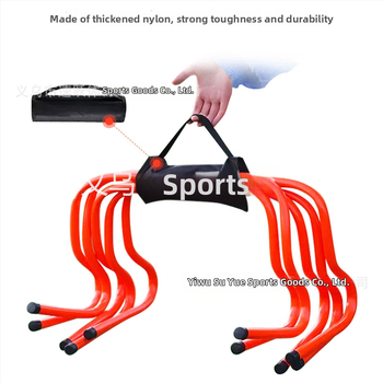 PVC прегради за тренировка — детски малки препятствия за футбол, тренировъчен помощник; материал PVC, подходящи за бягане и баскетбол