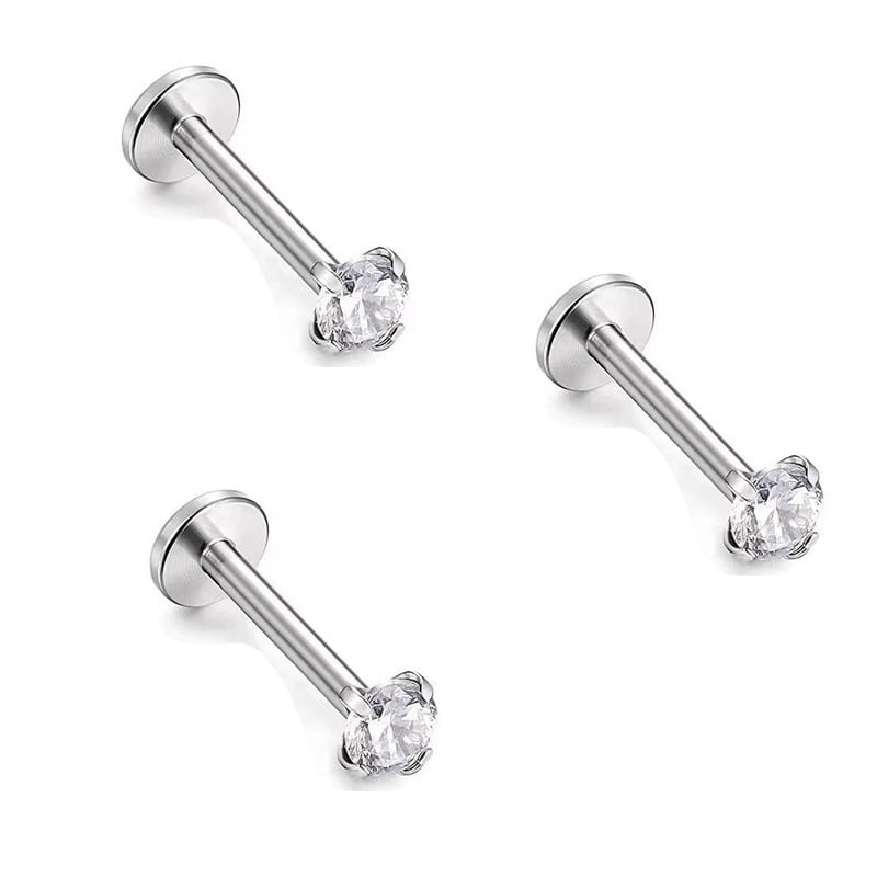 Κοσμήματα piercing – στυλ κορώνας, ανοξείδωτο ατσάλι, ηλεκτροπλατινωμένο, γυναικείο