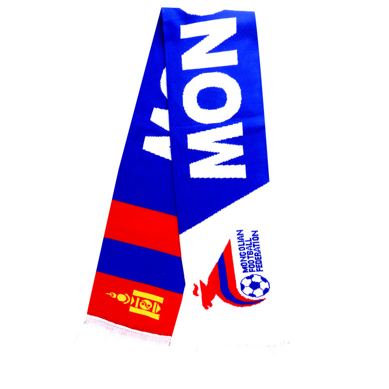 Egyedi futball szurkolói sál - Anyag: Akril + Spandex; Logónyomtatás elérhető; Termékkód: Custom scarf; Alkalmas a futballhoz