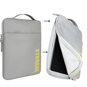 PU odinis dėklas planšetiniam kompiuteriui su minkšta rankena, vandeniui atsparus ir dėvėjimui atsparus Oxford audinio krepšys verslo kelionėms