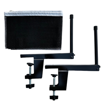 Stalo teniso tinklo laikiklis, geležies, 510 g svoris, Leap Crown prekės ženklas, tinkamas stalo tenisui ir badmintonui.