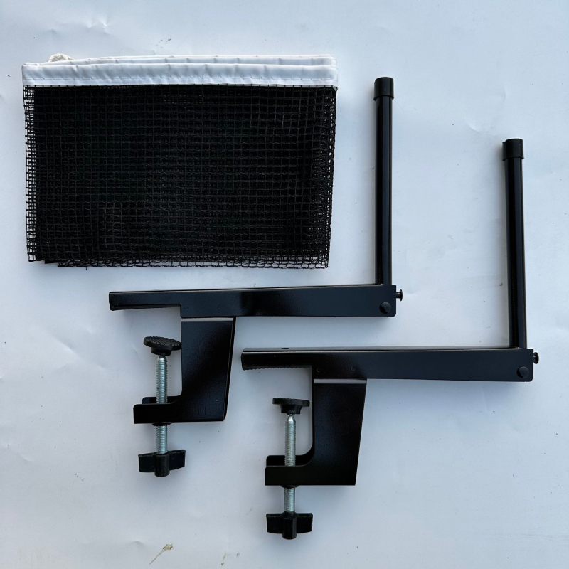 Stalo teniso tinklo laikiklis, geležies, 510 g svoris, Leap Crown prekės ženklas, tinkamas stalo tenisui ir badmintonui.