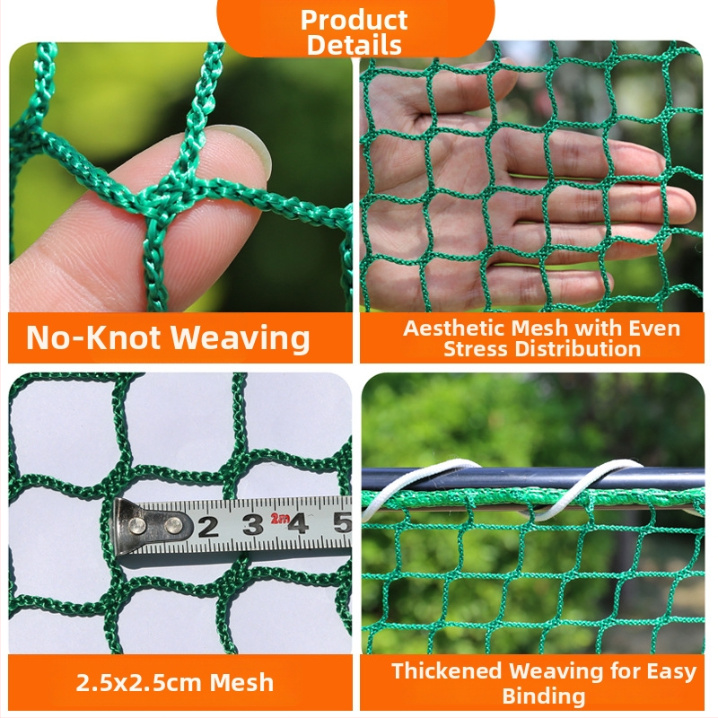 Stalo teniso aikštelės apsauginis tinklas – 2 mm virvės storis, 2,5 cm akių dydis, polipropilenas/polisteris, tinkama stalo tenisui ir badmintonui