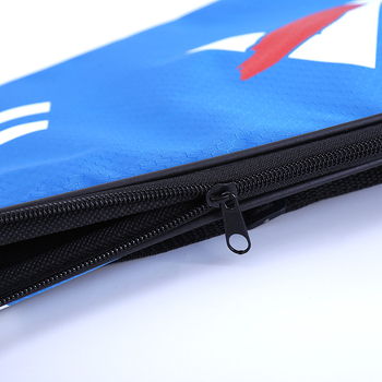 Hanpu чанта за ракети за бадминтон, за една или две ракети, водоустойчива Oxford материя, с печатано лого, за възрастни, чанта за бадминтон/тенис