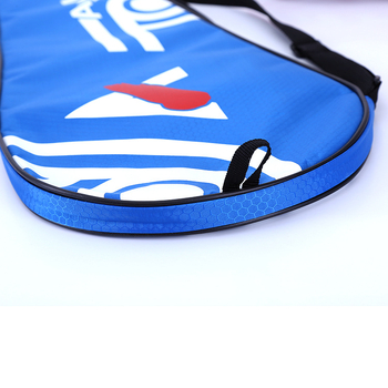 Hanpu чанта за ракети за бадминтон, за една или две ракети, водоустойчива Oxford материя, с печатано лого, за възрастни, чанта за бадминтон/тенис