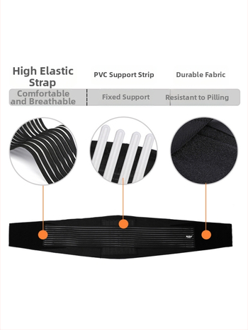 Deréktámasz öv sporthoz – Spandex, felnőttek, futás, kerékpározás, kosárlabda és súlyemelés