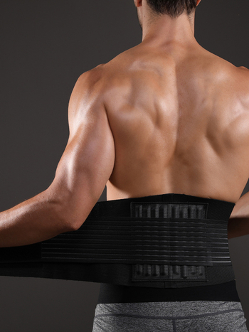 Deréktámasz öv sporthoz – Spandex, felnőttek, futás, kerékpározás, kosárlabda és súlyemelés